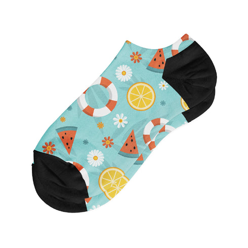 Κάλτσες #doyoudaresocks Digital Printed Low Cut Lemon & Watermelon (code 50082)