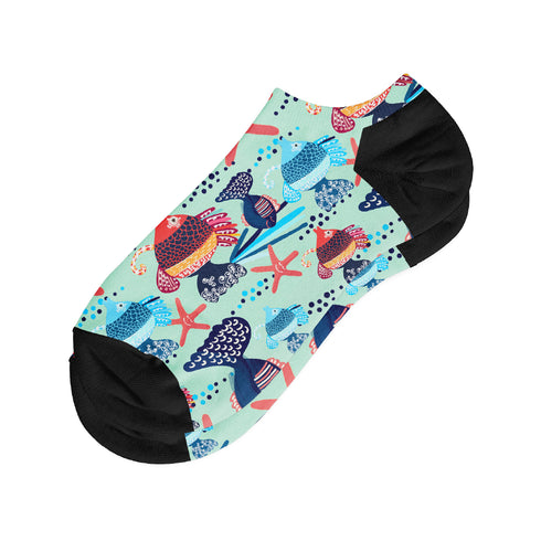 Κάλτσες #doyoudaresocks Digital Printed Low Cut Ocean Fish (code 50086)