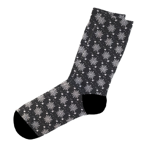 Κάλτσες #doyoudaresocks Digital Printed Casual Christmas Snowflakes (code 60054)