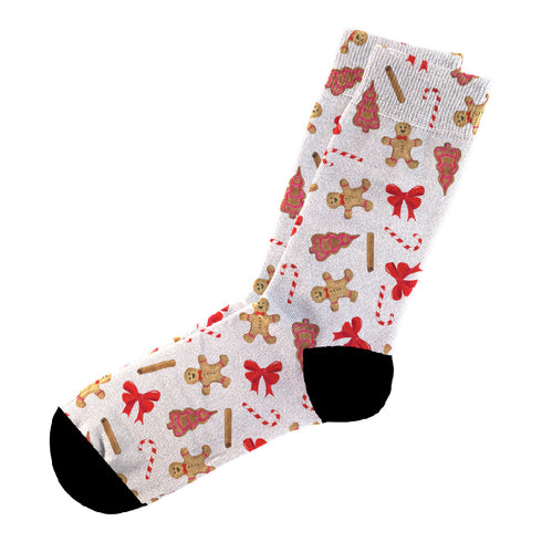 Κάλτσες #doyoudaresocks Digital Printed Casual Christmas Bisquits (code 60056)