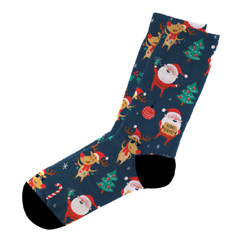 Κάλτσες #doyoudaresocks Digital Printed Casual Christmas Santa Claus (code 60058)