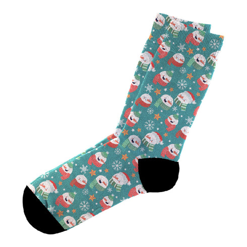Κάλτσες #doyoudaresocks Digital Printed Casual Christmas Snowman (code 60061)