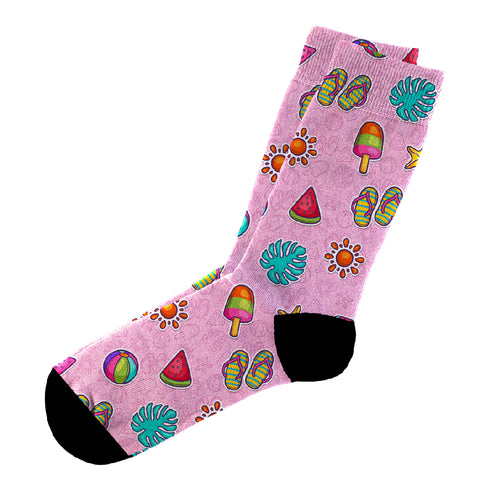 Κάλτσες #doyoudaresocks Digital Printed Casual Summer Staff (code 60085)
