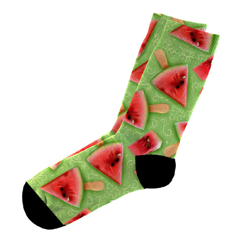 Κάλτσες #doyoudaresocks Digital Printed Casual Summer 3D Watermelon (code 60091)