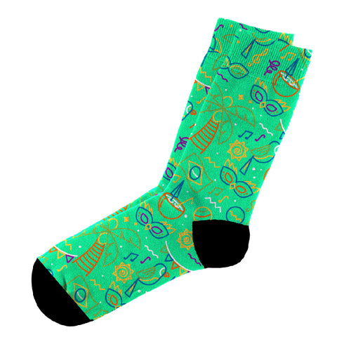 Κάλτσες #doyoudaresocks Digital Printed Casual Summer Beach Party (code 60093)