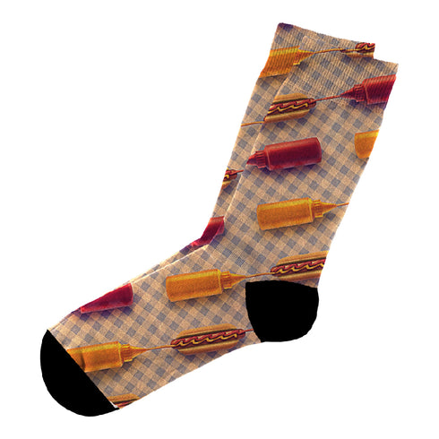Κάλτσες #doyoudaresocks Digital Printed Casual Hot Dogs (code 60098)