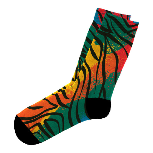 Κάλτσες #doyoudaresocks Digital Printed Casual Colored Tiger Skin (code 60104)