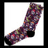 Κάλτσες #doyoudaresocks Digital Printed Casual Purple Skulls (code 60111)