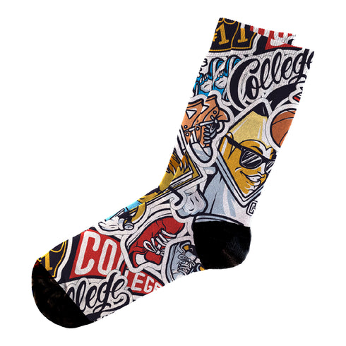 Κάλτσες #doyoudaresocks Digital Printed Casual Stickers (code 60129)