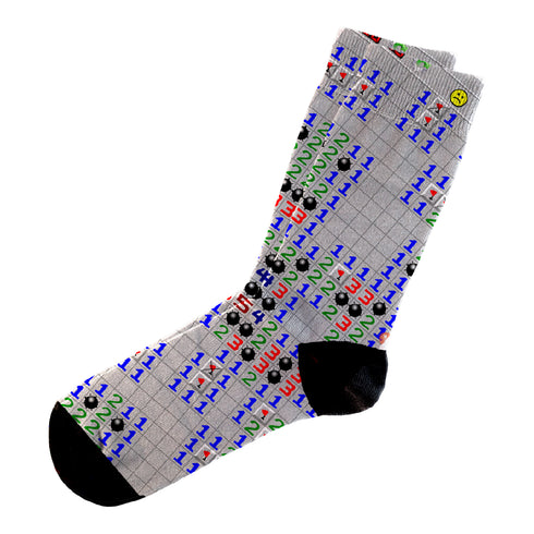 Κάλτσες #doyoudaresocks Digital Printed Casual Minesweeper (code 60130)