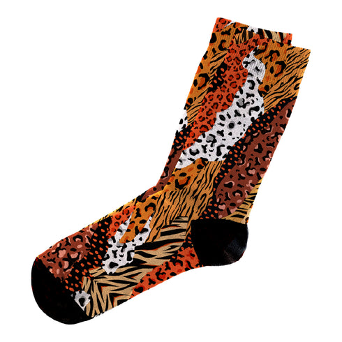 Κάλτσες #doyoudaresocks Digital Printed Casual MultiLeopar (code 60134)