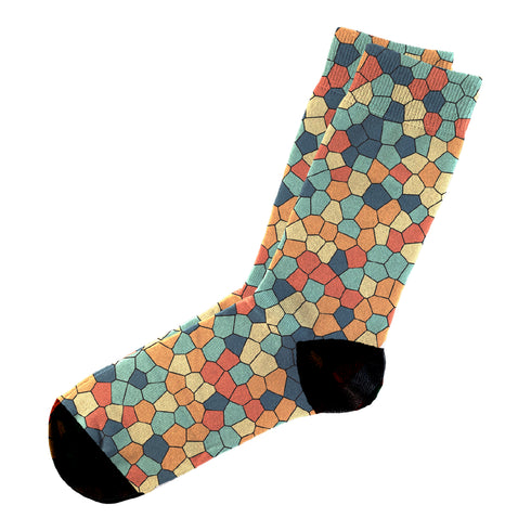 Κάλτσες #doyoudaresocks Digital Printed Casual Ψηφιδωτό (code 60138)