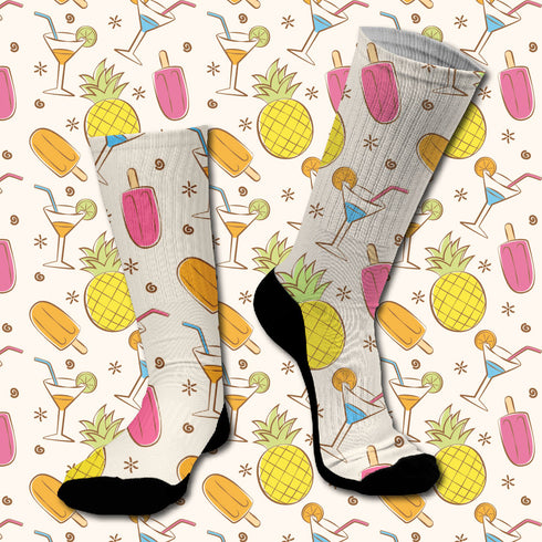 Κάλτσες #doyoudaresocks Digital Printed SuperSport Cocktail (code 70011)
