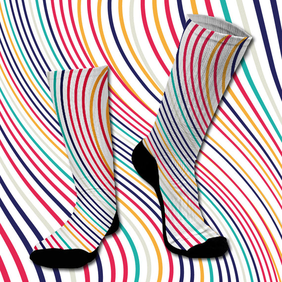 Κάλτσες #doyoudaresocks Digital Printed SuperSport Curves (code 70019)