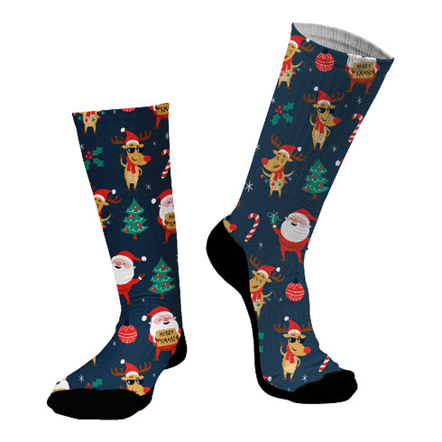 Christmas Spirit 01 SockBox #doyoudaresocks Digital Printed GiftBox (code 000111)
