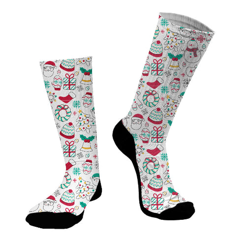 Κάλτσες #doyoudaresocks Digital Printed SuperSport Christmas Mood (code 70071)