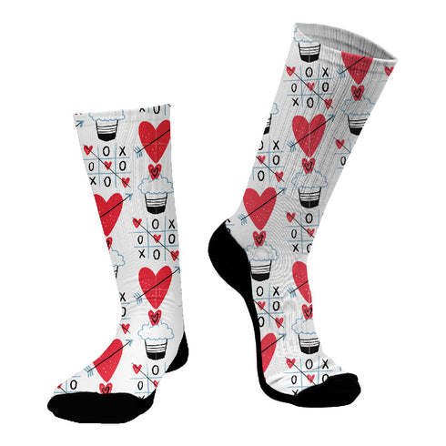 Socken #doyoudaresocks Digital bedruckte SuperSport Love XoX (Code 70090)