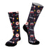 Κάλτσες #doyoudaresocks Digital Printed SuperSport Love & Wine (code 70093)