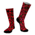 Socken #doyoudaresocks Digital bedruckte SuperSport Red Roses (Code 70096)