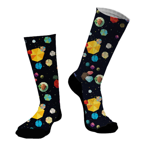Κάλτσες #doyoudaresocks Digital Printed SuperSport Asteroids (code 70099)