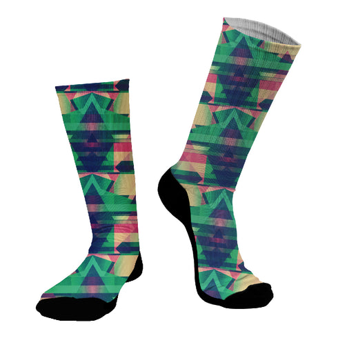 Κάλτσες #doyoudaresocks Digital Printed SuperSport Glitch (code 70104)