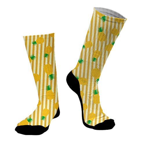 Κάλτσες #doyoudaresocks Digital Printed SuperSport Pineapple (code 70126)