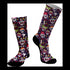 Κάλτσες #doyoudaresocks Digital Printed SuperSport Purple Skulls (code 70134)
