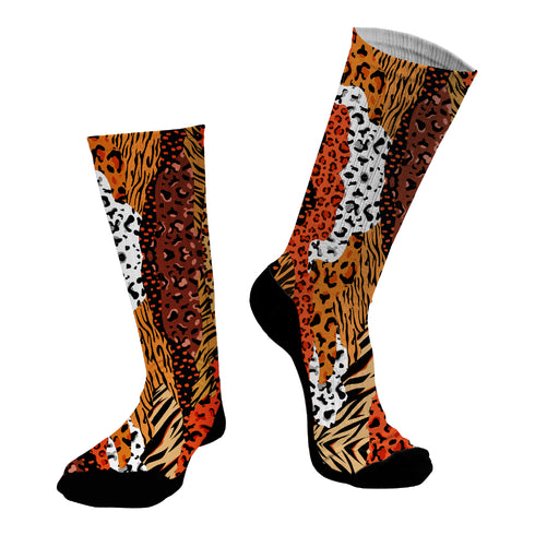 Socks #doyoudaresocks Digital Printed SuperSport Multileopar (code 70159)