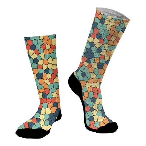 Κάλτσες #doyoudaresocks Digital Printed SuperSport Ψηφιδωτό (code 70163)
