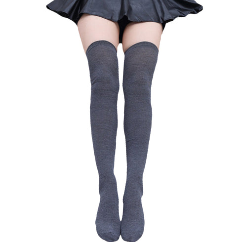 Dimi Socks over the knee CHARCOAL (Merino Wool)