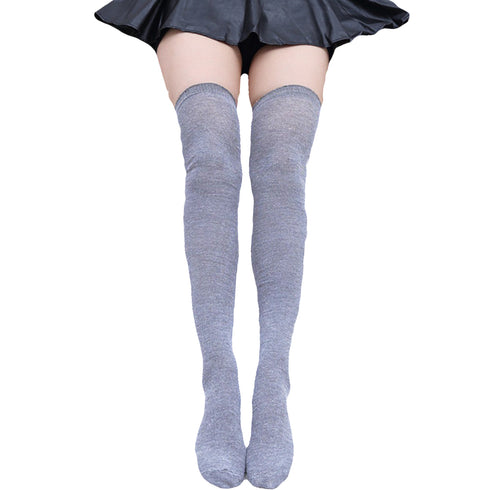 Κάλτσες Dimi Socks πάνω από το γόνατο ΓΚΡΙ (Μαλλί Merino)