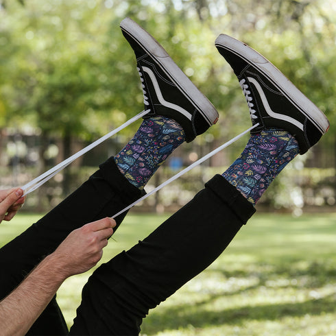 Κάλτσες #doyoudaresocks Digital Printed SuperSport Floral (code 70015)