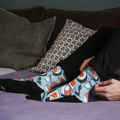 Κάλτσες #doyoudaresocks Digital Printed SuperSport Sushi (code 70037)