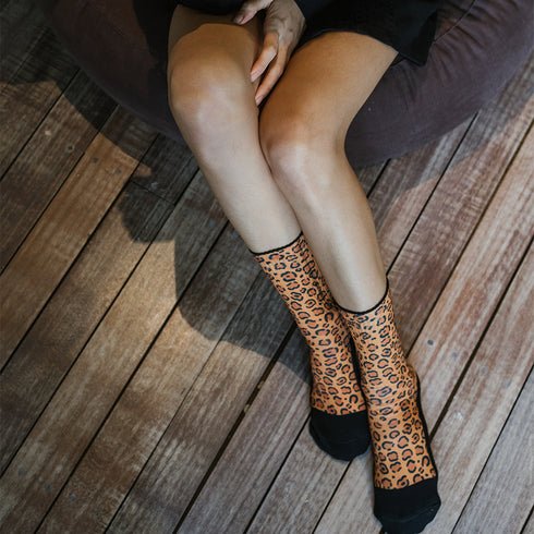 Κάλτσες #doyoudaresocks Digital Printed SuperSport Leopar Skin (code 70049)