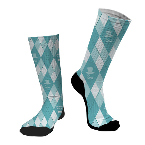 Κάλτσες #doyoudaresocks Digital Printed SuperSport Checkers (code 70004)