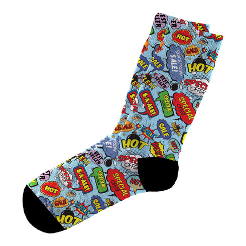 Κάλτσες #doyoudaresocks Digital Printed Casual Black Friday (code 60065)