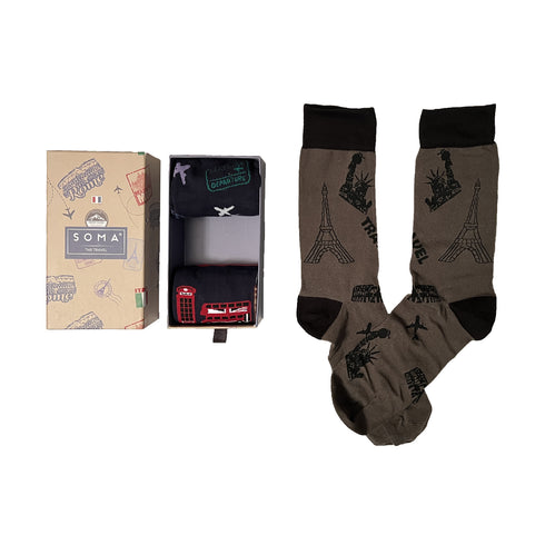 Κάλτσες Traveler Λεπτές 3pack (code 9007)