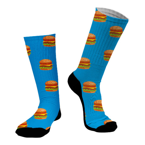 Κάλτσες #doyoudaresocks Digital Printed SuperSport Burger (code 70001)