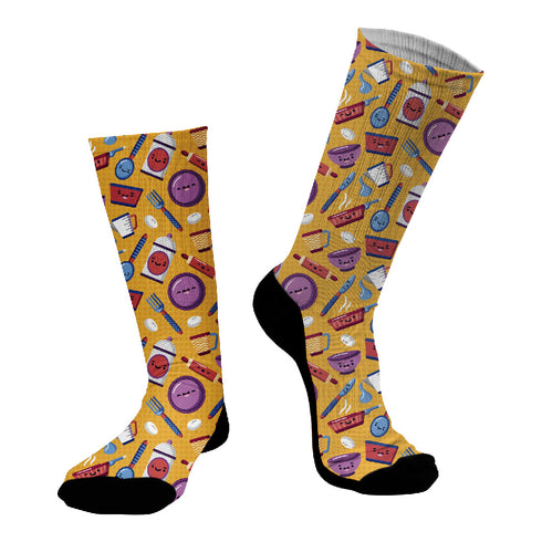 Κάλτσες #doyoudaresocks Digital Printed SuperSport Cooking Stuff (code 70010)