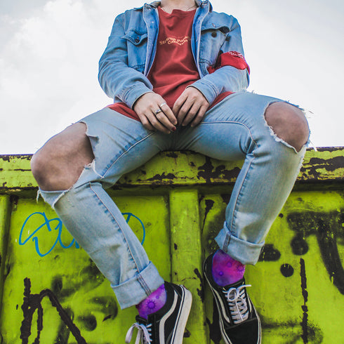 Κάλτσες #doyoudaresocks Digital Printed SuperSport Anti-Covid_19 (code 70119)