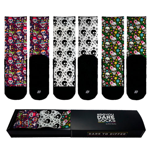 Dia De Los Muertos SockBox #doyoudaresocks Digital Printed GiftBox (code 000109)