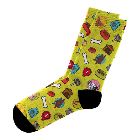 Κάλτσες #doyoudaresocks Digital Printed Casual Dog Lover (code 60037)