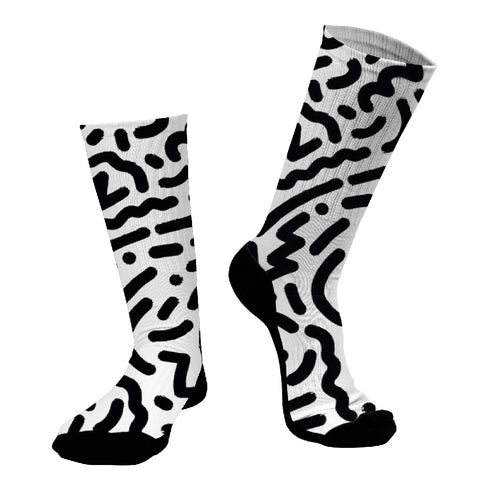Κάλτσες #doyoudaresocks Digital Printed SuperSport Drawing Zebra (code 70013)