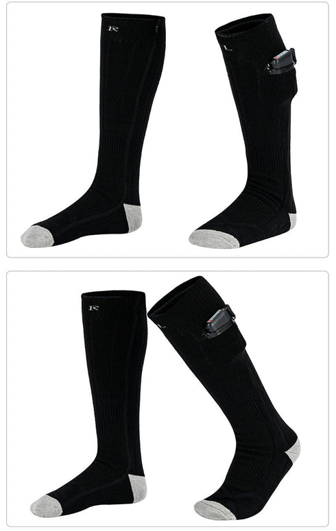 Κάλτσες Unisex High Quality Ηλεκτρικές Θερμαινόμενες Μαύρες (code 11008)
