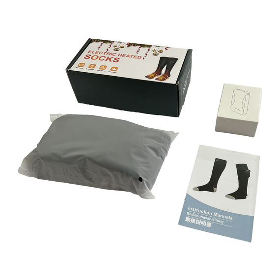 Κάλτσες Unisex High Quality Ηλεκτρικές Θερμαινόμενες Μαύρες (code 11008)