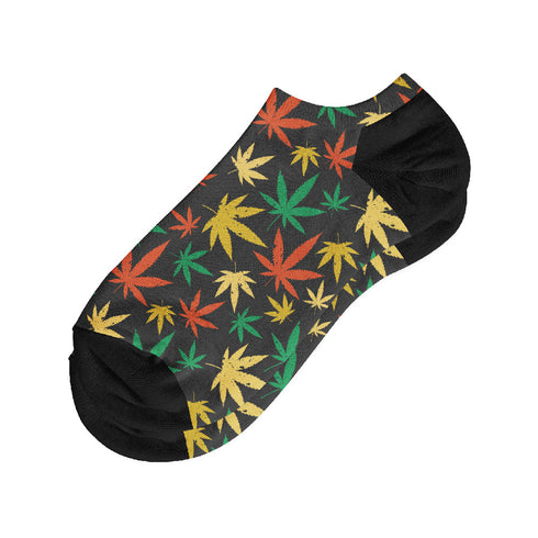 Κάλτσες #doyoudaresocks Digital Printed Σοσόνια Cannabis Leafs (code 50008)
