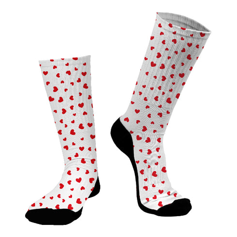 Κάλτσες #doyoudaresocks Digital Printed SuperSport Hearts (code 70051)
