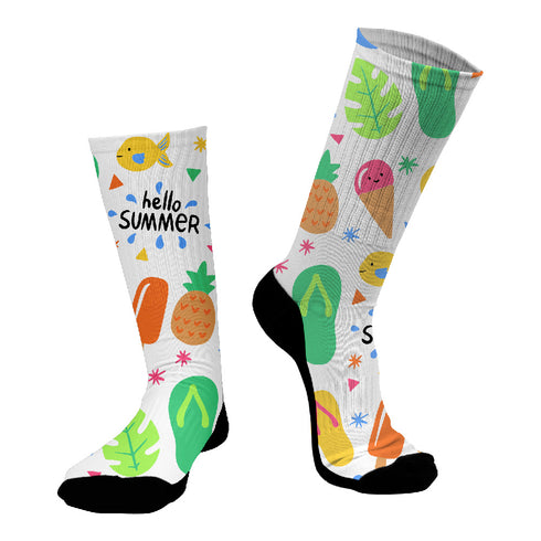 Κάλτσες #doyoudaresocks Digital Printed SuperSport Hello Summer (code 70017)