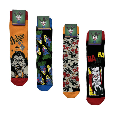 Κάλτσες DC Joker Λεπτές 4pack (code 9010)