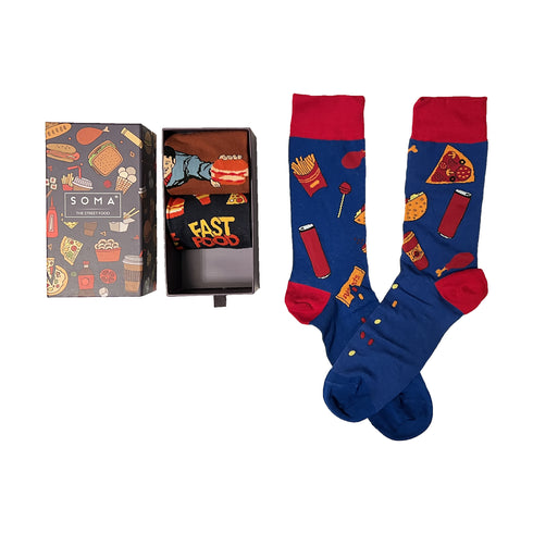 Κάλτσες Junk Food Addict Λεπτές 3pack (code 9005)